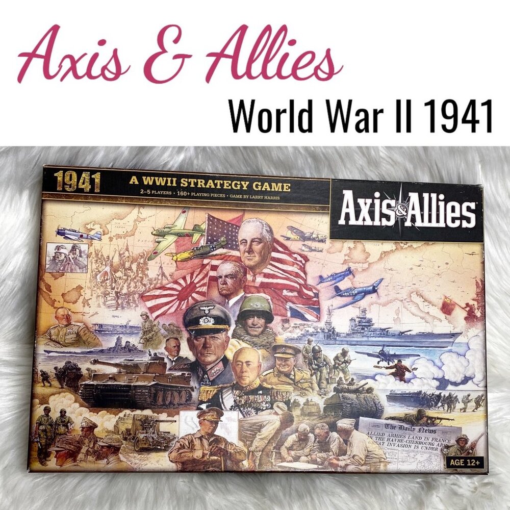 AXIS & ALLIES WORLD AT WAR WWII 1941 STRATEGY BOARD GAME AVALON HILL